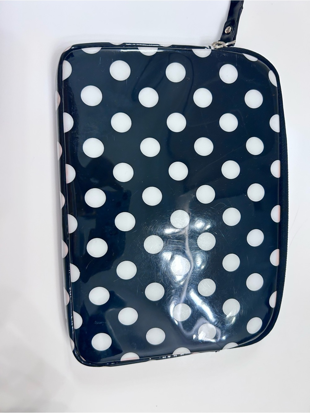 kate spade Black and White Polka Dot Cosmetic Pouch - Picture 3 of 4